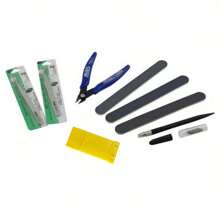 Gunpla 基本入门工具包套装，适合初学者模型制作，VT031 - 黑色 - 查看 3