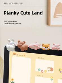 New Office Desk Computer Decorative Cute Tiny Figurine Ornament, Wholesale Car Dashboard Hanging Accessories - Multicolor - View 9