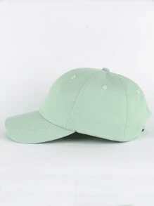MOOND Unisex Women Men Plain Adjustable Minimalist Dadhat Baseball Cap Casual - Màu xanh Bạc hà - Xem 5