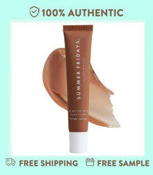 Summer Fridays 0.5 Oz/ 15 G  Lip Butter Balm For Hydration & Shine Color: Vanilla Beige - Iced Coffee - 查看 1