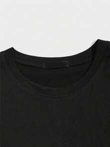 Anime T-Shirt Toji Jujtsu Manga Otaku 100% Cotton Plus Size Yarn 30.1 - màu đen - Xem 3