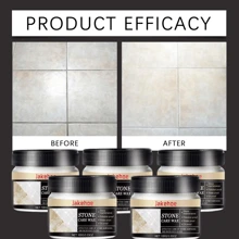 2pcs/3pcs/4pcs/5pcs Stone Polishing Paste Deep Nourishing Deep Maintenance Polishing Renovation Stone Furniture Paint Brightening Agent Ceramic Tile Repair Paste Restoring The Bright Gloss And Delicate Texture Of Stone - 5PCS - View 1