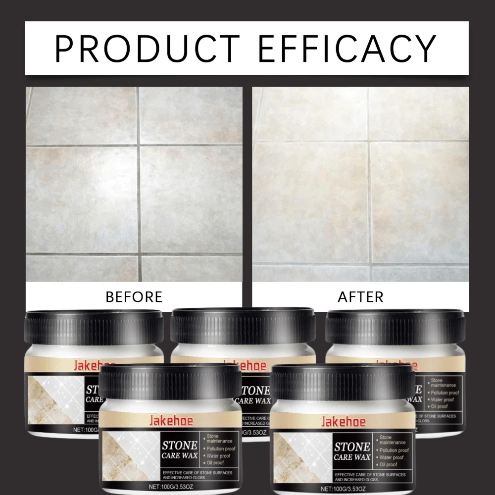 2pcs/3pcs/4pcs/5pcs Stone Polishing Paste Deep Nourishing Deep Maintenance Polishing Renovation Stone Furniture Paint Brightening Agent Ceramic Tile Repair Paste Restoring The Bright Gloss And Delicate Texture Of Stone - 5PCS - View 1