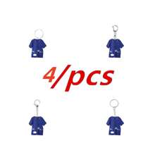 3pcs/1pc Nurse Keychain - 2D Acrylic Design With Stethoscope & Name Tag Acrylic Pendant - Perfect Gift For Nurse Appreciation Halloween School Letter Car Accessories Cute Goth Y2k
