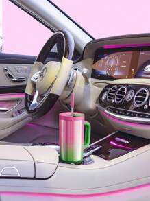 40oz Handled Straw Insulated Tumbler, 100% Leak-Proof With Lid And Straw, Stainless Steel Travel Mug, Keeps Drinks Hot For Up To 34 Hours, Fits Car Cup Holders - Pink - View 7