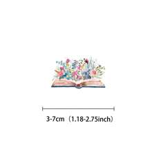 30 Stücke Retro-Stil Blumen- und Buch-Aufkleber, kleine Dekorationsempfehlungen, kreative Dekorationsaufkleber in verschiedenen Stilen. Geeignet für Fotoalben, Tagebücher, Tassen, Laptops, Handy, Scrapbooks, Zeitschriften