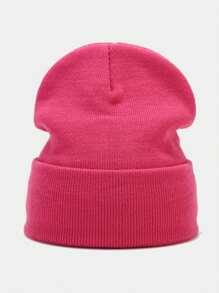 [Personalizzato] 1 pezzo Berretto unisex personalizzato con testo, nome o logo, berretto lavorato a maglia con bordo arrotolato, adatto per uso quotidiano e può essere regalato ad amici, familiari e amanti. Colorato, carino, adorabile, divertente, kawaii, stile Y2K, elegante, unisex, casual, personalizzato, unico, regali ideali per lui, regali ideali per lei, lei, ragazzo, ragazza, famiglia, amici