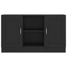 Modern Storage Cabinet - Engineered Wood Sideboard For Home Organization Stylish Sideboard Furniture With Ample Space For Modern Decor Storage - Black - View 5