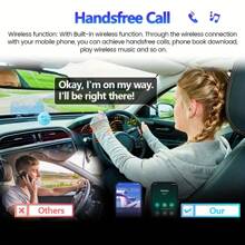 Double Din Car Stereo Radio 7'' HD Touch Screen For Android Auto Universal Car MP5 Player Support Hands-Free Calls FM/TF/USB Steering Wheel Control Mirror Link Rear View Camera(Optional) - 帶相機 - 查看 8