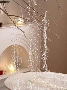 10pcs 1M Christmas Tree Decoration, Circle Beaded Garland For DIY Holiday Scene Ornament - Multicolor - View 2