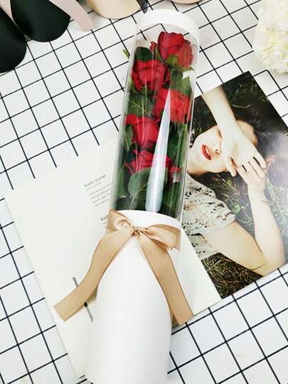 Rose Flower Gift Box Packaging, Mother's Day Flower Packaging, Valentine's Day Gift Box, Anniversary Gift Packaging, Souvenir Gift Box, Wedding Flower Decor Packaging Box, Mother's Day Gift Box, Holiday Party Decorations, Suitable For Parties And Holidays, Flower Shop Packaging Supplies