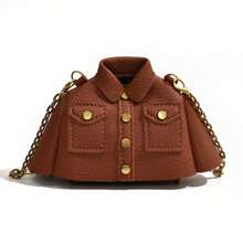 超级迷你包时尚个性化服装形状可爱包多功能配件斜挎包，尽管实用性较低 - A - 查看 14