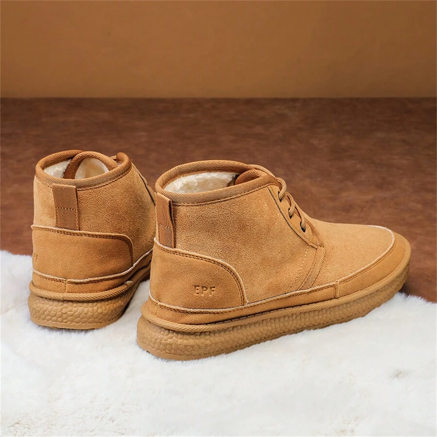 Bottes Chaudes D'hiver Pour Hommes - Kaki Kaki - Chaussures