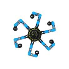 Fingertip Mechanical Gyroscope Versatile Puzzle DIY Decompression Chain Deformation Robot Gyroscope Toy - Multicolor - View 15