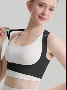 1 条可调节男女通用肩带，轻薄透气舒适宽大设计，适合日常佩戴