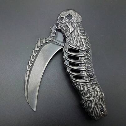 Kitchenware Knife Outdoor Survival Fold Knife 440C Collection 3D Stonewash Folding Knife Pocket EDC Tools Camping Hiking Utility Knife