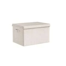 1pc/2pcs Foldable Clothing & Bedding Storage Box With Lid, Pants Storage Organizer, Home & Dorm Closet Storage