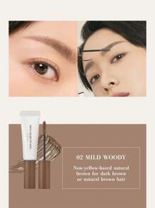 Rom&nd Romand ALL BROW CARA 01 GRACE TAUPE，轻盈触感，丝绒哑光妆效，植物基眉部科技，灰褐色毛发质感，冷调茶色丝绒般蓬松，暖调焦糖色羽毛般柔滑，便携式眉妆套装，韩式彩妆，9克/0.32盎司 - 01 格雷斯灰褐色 - 查看 3