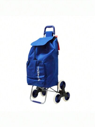 99 X 24 X 32 Cm, 99 Cm Height, 50 Kg Max Load Capacity Insulated Pocket Shopping Cart Trolley, Durable, High Quality, Soft Wheels, Made Of Premium Oxford Fabric, Multiple Colors Available