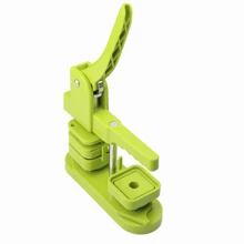 55cm Square Badge/Magnet Maker Machine For DIY Badge, Magnetic Tag, Promotional Metal Badge Customization - Green - View 3