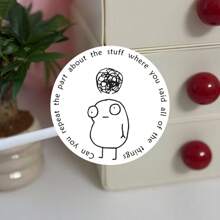 Pegatina de coche de rana confundida, vinilo brillante de PVC, calcomanía de humor negro, decoración resistente a la intemperie para portátil y botella, pegatina de coche, pegatina divertida, confundida, vinilo brillante, resistente a la intemperie, humor negro, decoración de botella y portátil