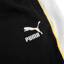 男褲子生活系列針織長褲毛圈PUMA FF Knit Pants 538781-01 - 黑色 - 查看 3
