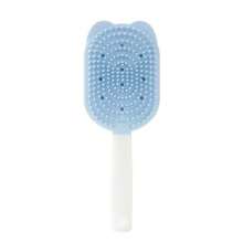 1pc Silicone Pet Grooming De-Shedding Brush, Cat Massage Floating Hair Brush, Deshedding Massager Comb, Cat Brush, Cute Cartoon Ice Cream Cat Brush, Pet Ice Cream Deshedding Brush, Multifunctional Soft Silicone Cat Hair Brush, Remove Cat Floating Hair, Double-Sided, Gentle Skin-Friendly Massage Teeth - Effective Cat Deshedding Tool, Convenient Hanging Scraper, Suitable For Cats