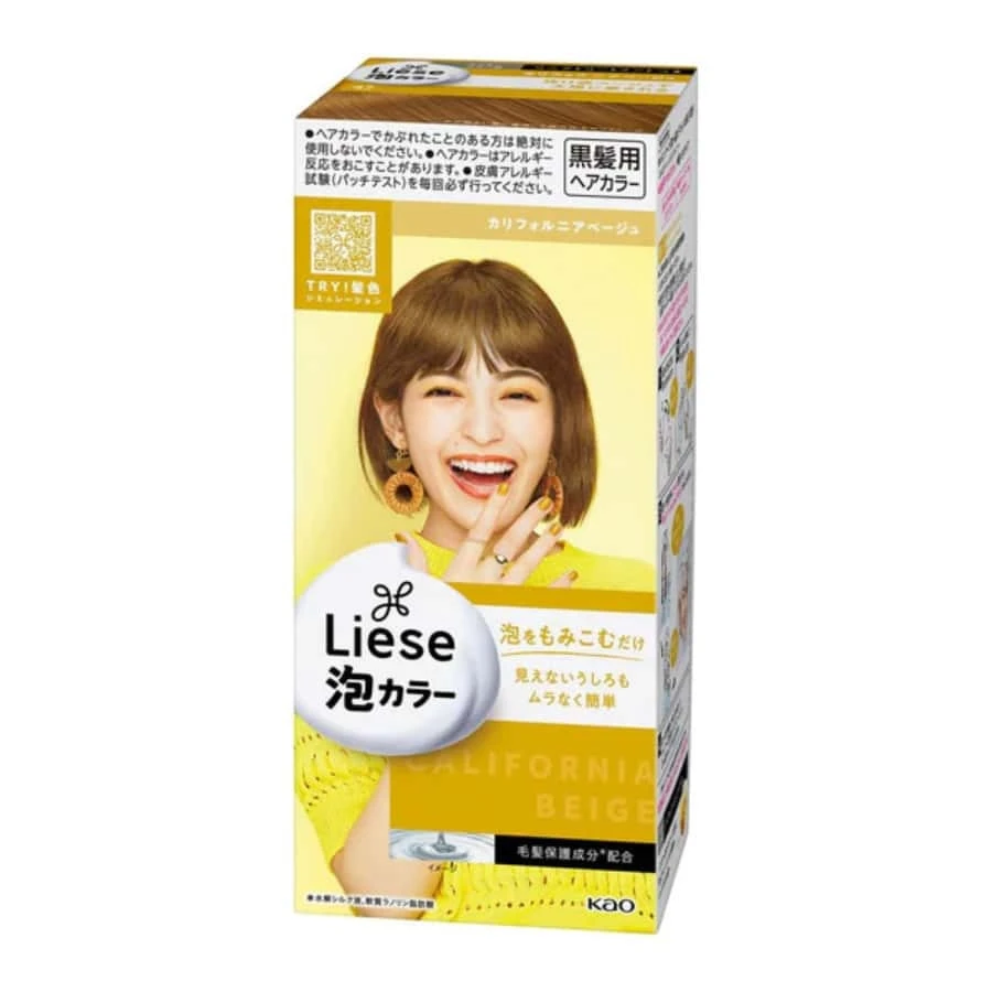 Kao Liese Prettia Creamy Bubble Color Hair Dye 1pc (Choose Your Color) - 加州米色 - 查看 1