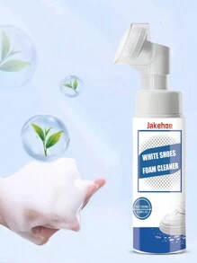jakehoe 1/2/3pcs White Shoe Foam Cleaner, Multi-Function Stain Remover For Yellowed Shoes, Portable Shoe Care Cleaning & Deodorizing, Includes Christmas Decoration As Gift (Random Style) - Multicolor - View 5
