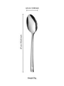 1/7pcs Stainless Steel Serving Utensil Sets, Including Cookware Spatula, Spoon, Cake Server, Soup Ladle, Suitable For Hotel, Restaurant, Party, Buffet, Home Cooking
