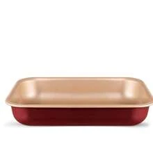 12-Piece Aluminum Cookware Set Frying Pan Casserole Ladle Spatula Seletta Cherry MTA - 8838 - Đỏ - Xem 6