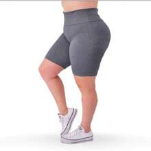 Bermuda Shorts Legging Suplex Feminino Academia Fitness do P ao G3 Plus Size