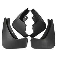 4Pcs Mud Flaps All-Weather Front And Rear Wheel Splash Guards Flares Kit No Drilling Mudguards Mudflaps Compatible For Renault Capture 2013-2019 - Black - View 7