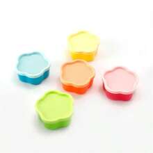 5pcs/Set Multi-Color Mini Food Storage Containers, Plastic, Rainbow Candy & Nut Organizer Boxes, Kitchen Spice & Jam Rack