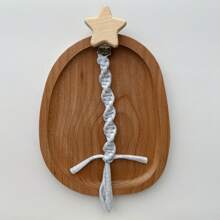 1pc Handmade Cotton Fabric Woven Baby Pacifier Clip