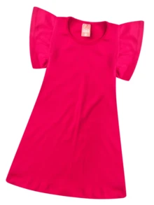 Rosa Azul Kids Girls' Basic Iaia Pink Dress New Summer Girls' Clothing Launch Teen Kids Fashion - 玫紅色 - 查看 3