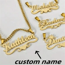 1 Stück Gold Rose Gold verschiedene Stiloptionen Personalisierte Halskette mit Edelstahl Herz-Anhänger, abnehmbare Kette, stilvoller personalisierter Schmuck, Modezubehör, das beste Geschenk für Freunde und Familie, für den Alltag und Partyveranstaltungen, Weihnachtsferien den ganzen Jahreszeit elegant und Hip Hop Stil ohne Beschichtung Thanksgiving Weihnachten