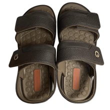 Veneto Men's Sandals Easy To Fit Self-Adhesive Comfortable - Rỉ Nâu - Xem 3