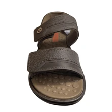 Veneto Men's Sandals Easy To Fit Self-Adhesive Comfortable - Rỉ Nâu - Xem 5