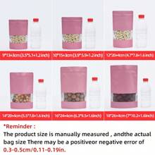 100pcs Resealable Packaging Bags, Black Gift Wrapping Bag, Small Business Double-Sided Color Smell Proof Bags For Food Storage Flat Bags, Opaque Mylar Bags, Suitable For Small Business Double - Sided Color Smell Proof Bags For Food Storage Flat Bags, Birthday Gift Organizer, Wedding Party Props, Suitable For Wedding Birthday Holiday New Year Party Valentine's Day