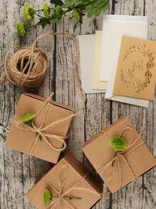 10pcs Personalized Customization /4 X 4 X 4 Inch Gift Boxes, Small Gift Boxes , White/ Paper Box With Lid For Party Favor, Ornaments, Bridesmaid Proposal, Candle Boxes Packaging,Halloween Decor,Birthday Decorations,Birthday,Wedding,Party Decorations,Christmas Decorations,Bride, Party,Gift Box,