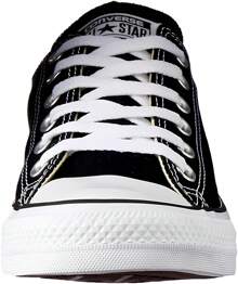 Converse 男女通用 Chuck Taylor All Star Ox 低筒黑/白運動鞋 - 黑與白 - 查看 3