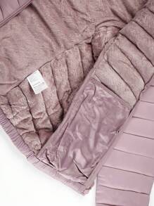 Risissida Women's Autumn Minimalist Hooded Cape Jacket - No Zipper Design, Practical Pockets - Baby Pink - View 10