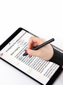 2pcs Anti-Touch & Anti-Pollution Two-Finger Drawing Gloves, Left & Right Hand Gloves Suitable For IPad Tablet Touch Screen Drawing - Black - View 4