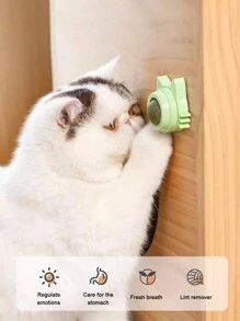 1 件装猫薄荷球趣味可舔猫零食猫薄荷球小猫玩耍咀嚼清洁牙齿玩具适用于中小型猫宠物用品