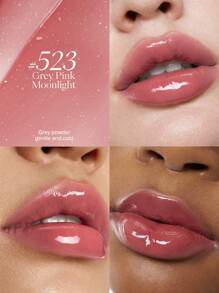 JOOCYEE Glazed Rouge 523 灰粉色月光光澤保濕潤唇膏，長效不脫色