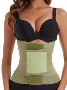 3pcs Adjustable Hook And Loop Waist Trainer Belt, Sports Corset Band For Postpartum Body Shaper - Multicolor - View 5