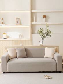 1 pezzo Fodera per divano in tinta unita con texture, fodera elastica minimalista moderna antiscivolo per divano, adatta per animali domestici, per soggiorno, camera da letto, ufficio, adatta per tutte le stagioni, lavabile in lavatrice