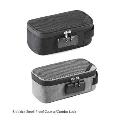 1pc, Smell Proof Bag With Combination Lock - Odorless Travel Storage Container For Medication And Valuables