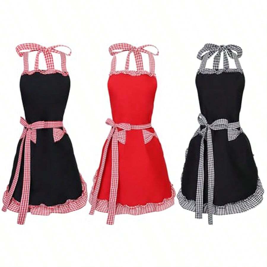 Cute Retro Women's Kitchen Apron With Pockets, Sexy Vintage Style, Great Mother's Day Gift